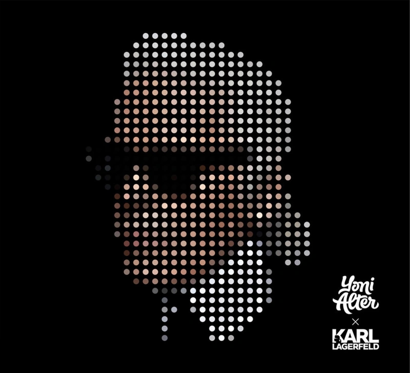 Karl Lagerfeld collection - Yoni Alter. Original graphic art